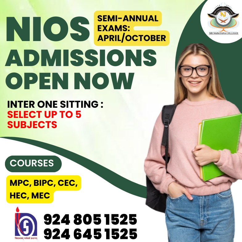 NIOS on Demand Exam - Sri Narayana College